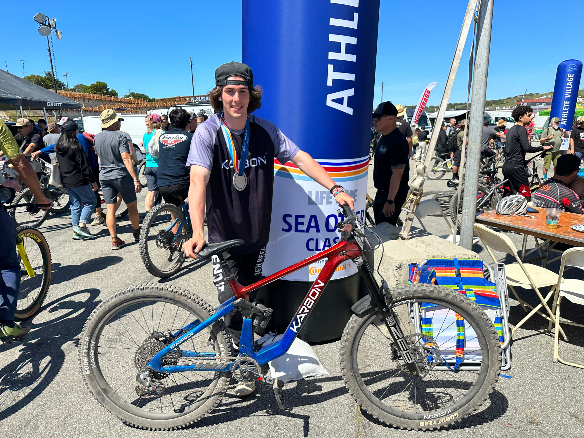 Liam second Place Finish On The Stampede At The Sea Otter Classic
